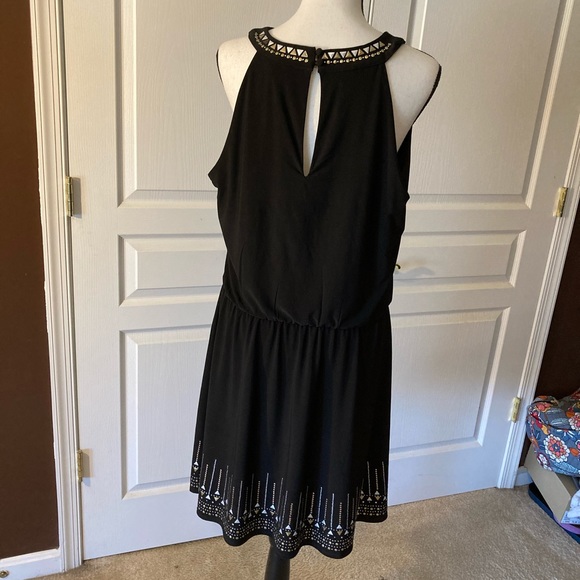 WHBM Embellished black dress. - Picture 6 of 8